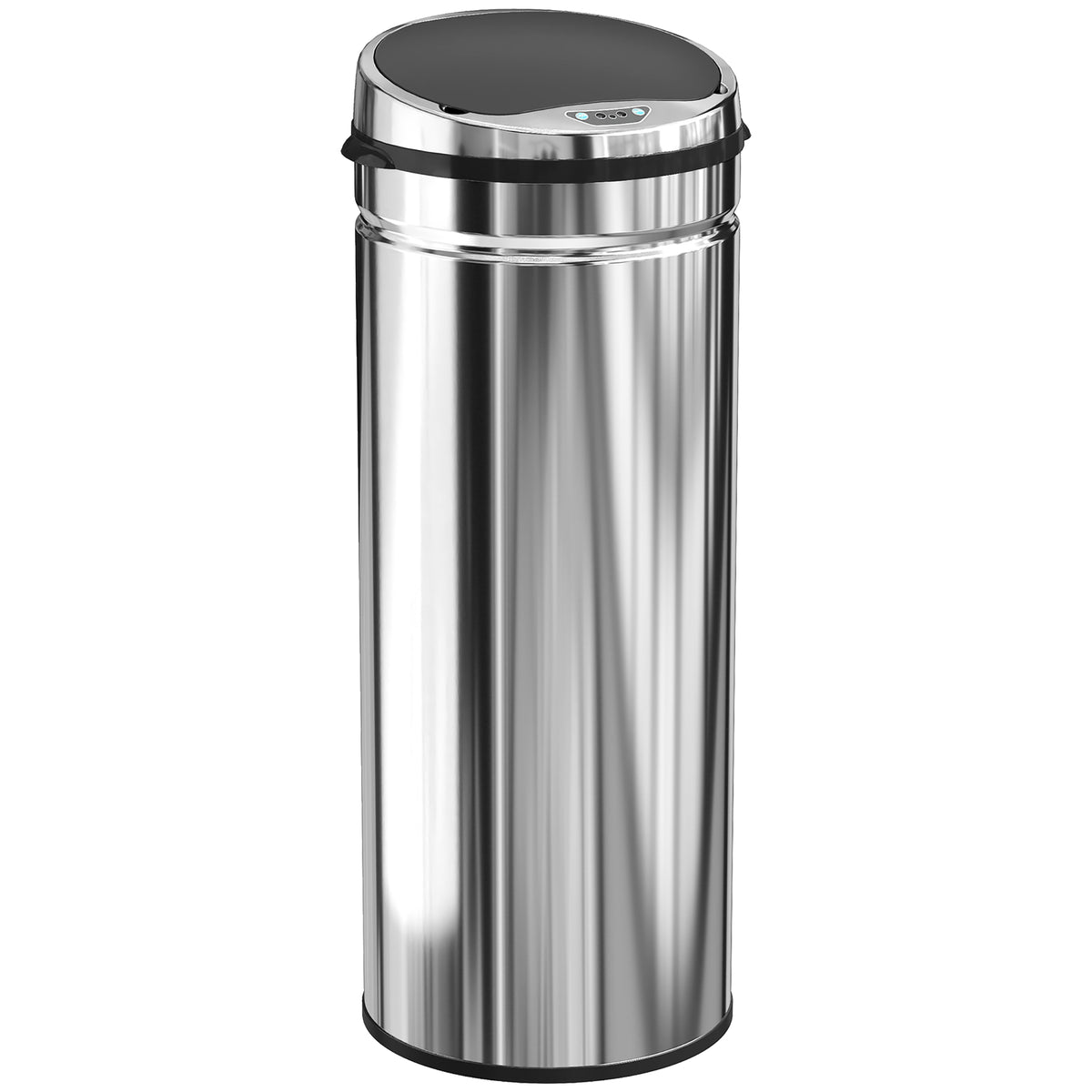 HOMCOM 50 L Sensor Mülleimer, Automatischer Abfalleimer, Rostfreier Kücheneimer mit Infrarotsensor, für
