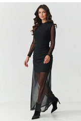  Abendkleid model 219536 Makadamia 