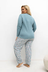  Übergrößen-Pyjama model 221183 Forever Pink 