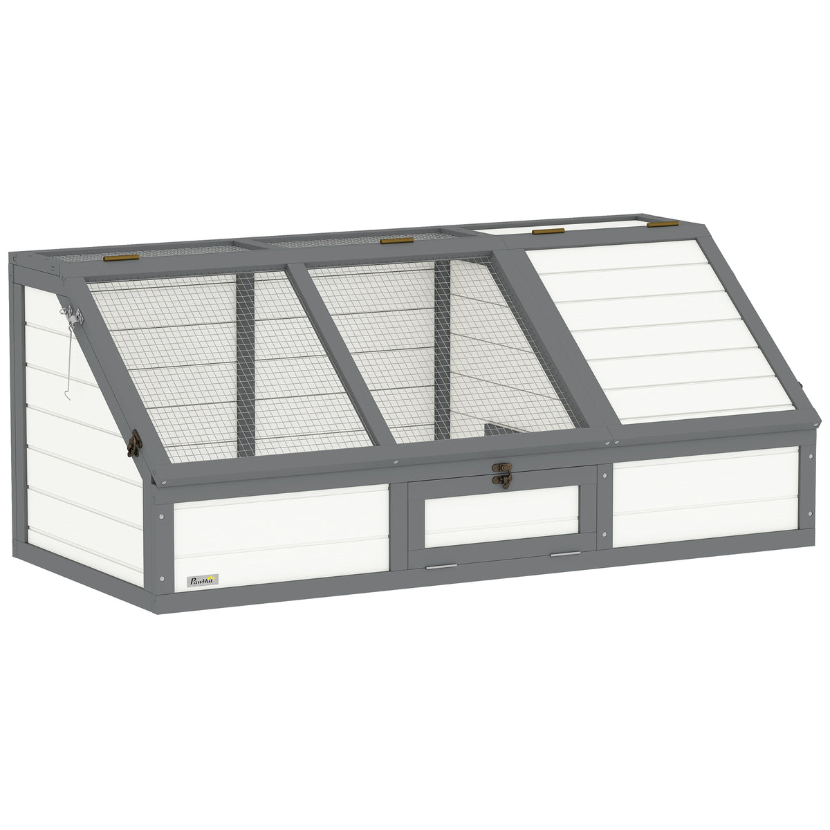 Tortoise box, outdoor tortoise enclosure, bottomless design, easy to open, tortoise house, white