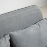 HOMCOM Schlafsofa, Doppelsofa, Gästebett, inklusive 2 Kissen, Grau – Produktabbildung 9