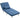 HOMCOM Polstersessel mit Bettfunktion, 3-in-1 Design, Schlafsessel, Gästebett, Stoffbezug, mit Kissen, Blau