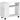 Printer Stand Printer Table with Divided Compartment, Storage Shelves for Office 70 x 34 x 60 cm White