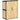 Wooden and steel garden cabinet, outdoor tool shed with asphalt roof, 2 shelves, lockable doors, natural wood