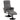 Recliner chair with footstool, adjustable backrest, 69 cm x 71 cm x 104 cm, dark gray + black