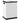 Double compartment trash can, 2 x 30L, fingerprint-resistant, pedal-operated, removable inner buckets, gray