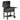 Charcoal smoker barbecue, 1 shelf, 1 towel rack, 2 grill grates, 113 cm x 65 cm x 108 cm, black