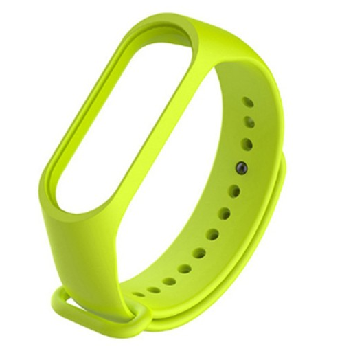 Silikonarmband für Xiaomi Mi Band 3 / Xiaomi Mi Band 4 - limettengrün