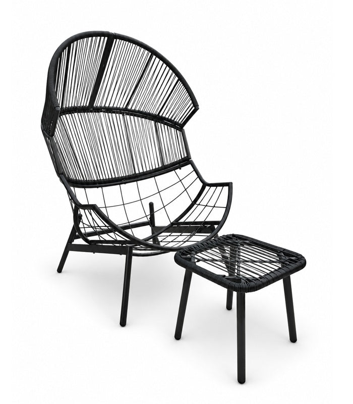 Moderner Gartensessel in Kokonform – Eleganz und Komfort als Einsitzer – Produktabbildung 10