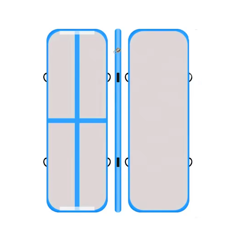 AIRTRACK GYMNASTIKMATTE AKROBATIK-TRAMPOLIN BLAU 500X100X10 – Produktabbildung 2