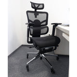 Ergonomischer, verstellbarer Bürostuhl aus Mesh – Schwarz – Produktabbildung 2