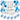 Ein Ballonset zum 18. Geburtstag – Silber – Blau