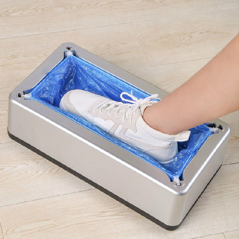 Automatischer Schuhüberziehspender – silber – Produktabbildung 2