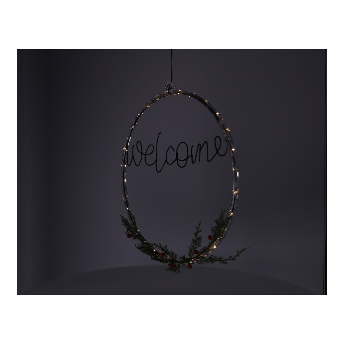LED-Kranz „WELCOME“ – Produktabbildung 2