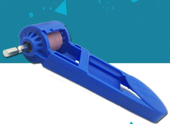 Tragbarer Bohrerschärfer – blau – Produktabbildung 5