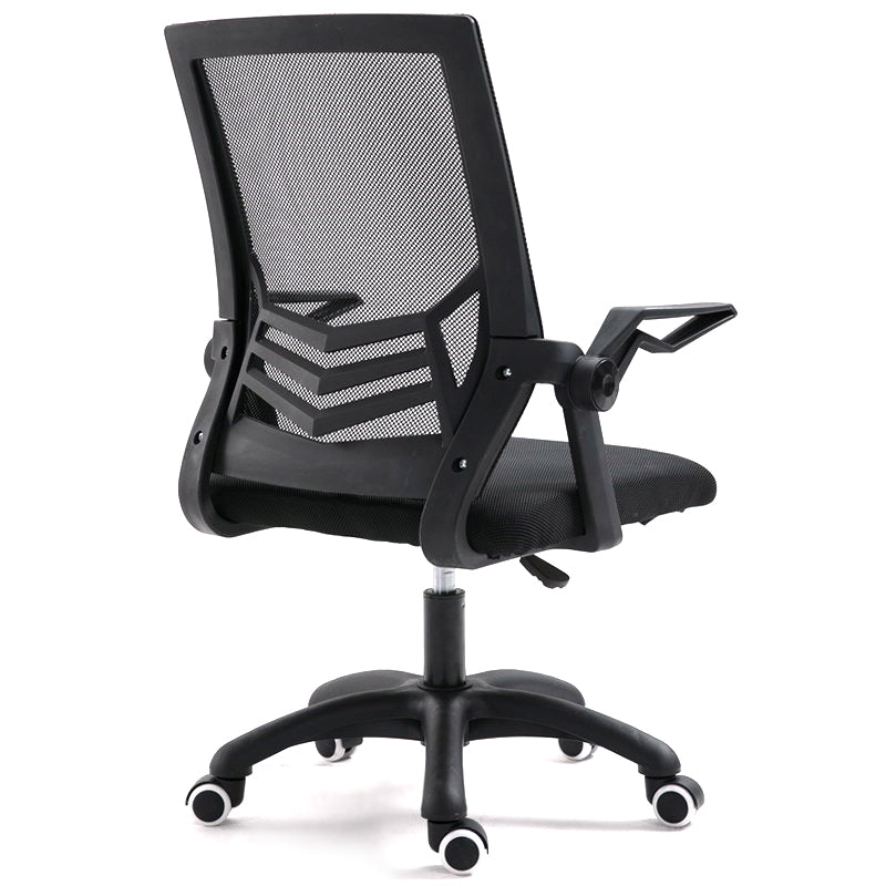 Mesh-Bürodrehstuhl – schwarz
