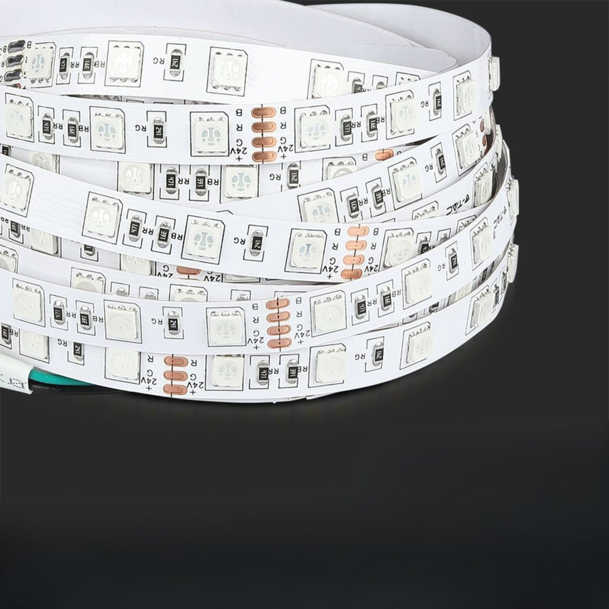 LED-Streifen 10W, Farbtemperatur 4000K, 5m Rolle – Professionelle LED-Beleuchtung von VTAC – Produktabbildung 2