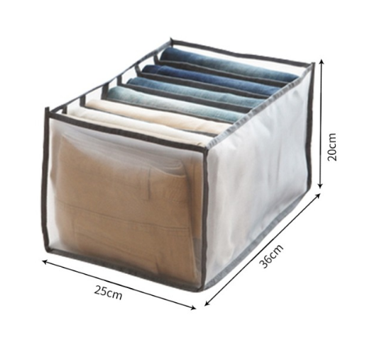 Kleiderschrank-Organizer mit 9 Fächern für T-Shirts – Produktabbildung 2