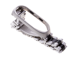 Armband für Xiaomi Mi Band 3 / Xiaomi Mi Band 4 – silber-schwarz