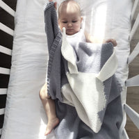 Babydecke – Häschen, rosa – Produktabbildung 3