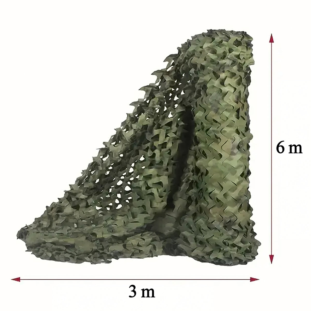 Tarnnetz Camouflage für Garten, Militär-Look, 3x6, strapazierfähig – Produktabbildung 2
