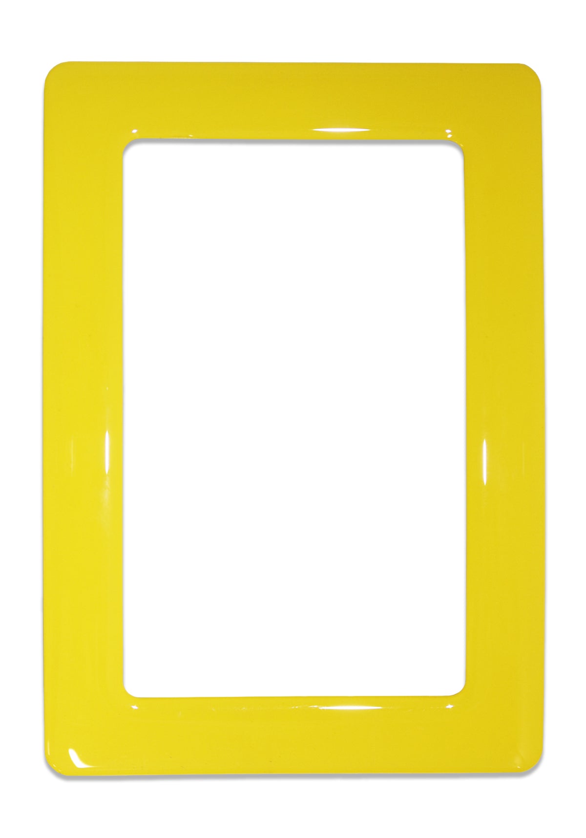 Magnetischer selbstklebender Rahmen, Größe 13.0 × 8.1 cm – gelb