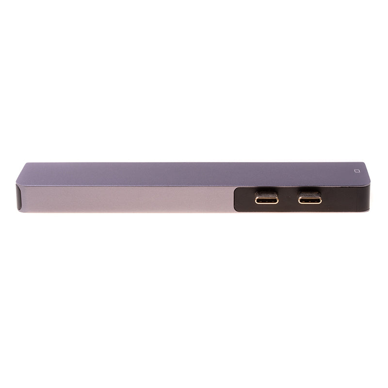 Adapter 7in1 HUB USB-C HDMI 4K SD für Macbook Pro / Air – Grau – Produktabbildung 4