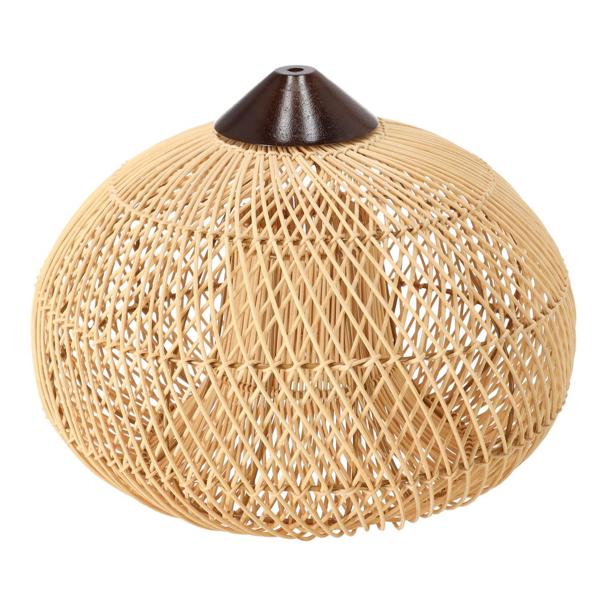 Dekorative Pendelleuchte aus Rattan - 40 cm (Naturfarbe)