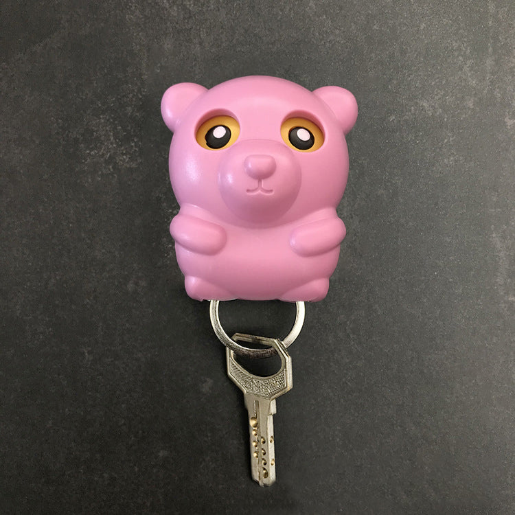 Schlüsselhalter – rosa Teddybär