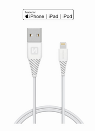 Kabel / USB-Kabel / Lightning MFI 1.2 m Swissten - weiß