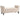 HOMCOM Sitzbank im Vintage-Design, Sitzbank mit Stauraum, Samtoptik, Beige