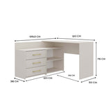 Schreibtisch DANY KASCHMIR BEIGE – Produktabbildung 10