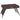Outsunny Gartentisch Outdoor-Couchtisch Outdoor-Beistelltisch, PE-Rattan, wetterbeständig, 60 cm x 41 cm x 41