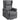HOMCOM Relaxsessel, Aufstehhilfe, Liegefunktion, bis 200kg, 72,5x94x109cm, Dunkelgrau