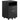 Office filing cabinet mobile pedestal, 2 drawers, one drawer lockable, 5 casters, black, 40 x 40 x 65 cm