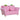 HOMCOM Kindersessel Kindersofa mit Korallenvlies-Optik, massiven Holzfüßen Sessel aus Schaumstoff Kinderstuhl