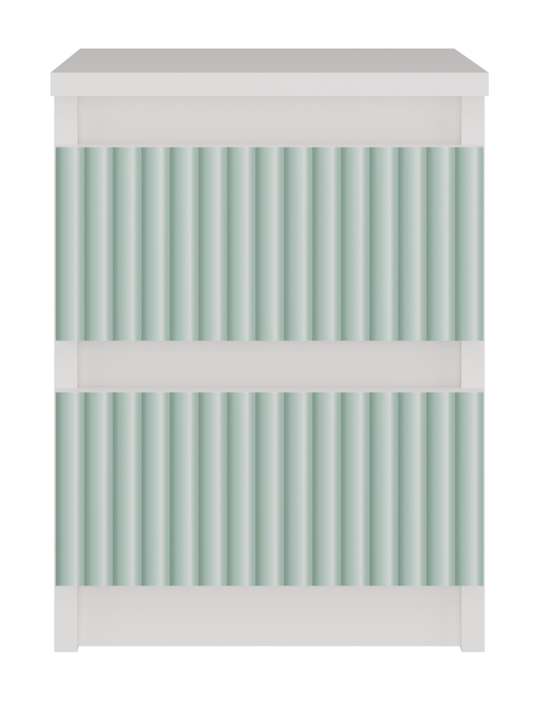 Nachttisch Malwa M2 ARTESO MINT / Mintgrün – Produktabbildung 3