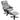 Recliner chair with footstool, 360° swivel, 135° recline, breathable cover, 78 x 82.5 x 109 cm, gray