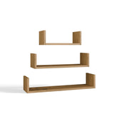 Wandregal MOBI 3P Set 3x – Moderne Wandregale EICHE ARTISAN – Produktabbildung 6