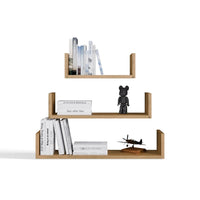 Wandregal MOBI 3P Set 3x – Moderne Wandregale EICHE ARTISAN – Produktabbildung 7