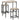 Bar Table Set Bar Table with Bar Stool Set Dining Table with 2 Chairs with Non-Slip Foot Pads Natural Wood