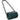 Lawn roller garden roller with U-handle 31 cm diameter 30 cm working width 40 L water/sand filling metal green