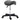 Rolling stool, saddle-shaped seat, height-adjustable, 360° swivel, faux leather, gray, 48 x 47 x 45-59 cm