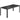 Plastic garden table 190 x 84.5 x 72 cm, UV & weather-resistant balcony table with wood look, wood grain