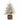 Tabletop Christmas tree 90 cm, pre-lit, flocked, artificial, 70 warm white LEDs, 488 tips, green