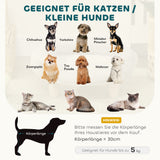 PawHut Haustierbett für Katzen und Hunde bis 5kg/30cm, waschbarer Plüschbezug, Cremeweiß, 47 x 40 x 20 – Produktabbildung 4