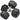 Dumbbells with knurled handle, cast iron dumbbell, 2 x 12.5 kg for home, gym, strength training