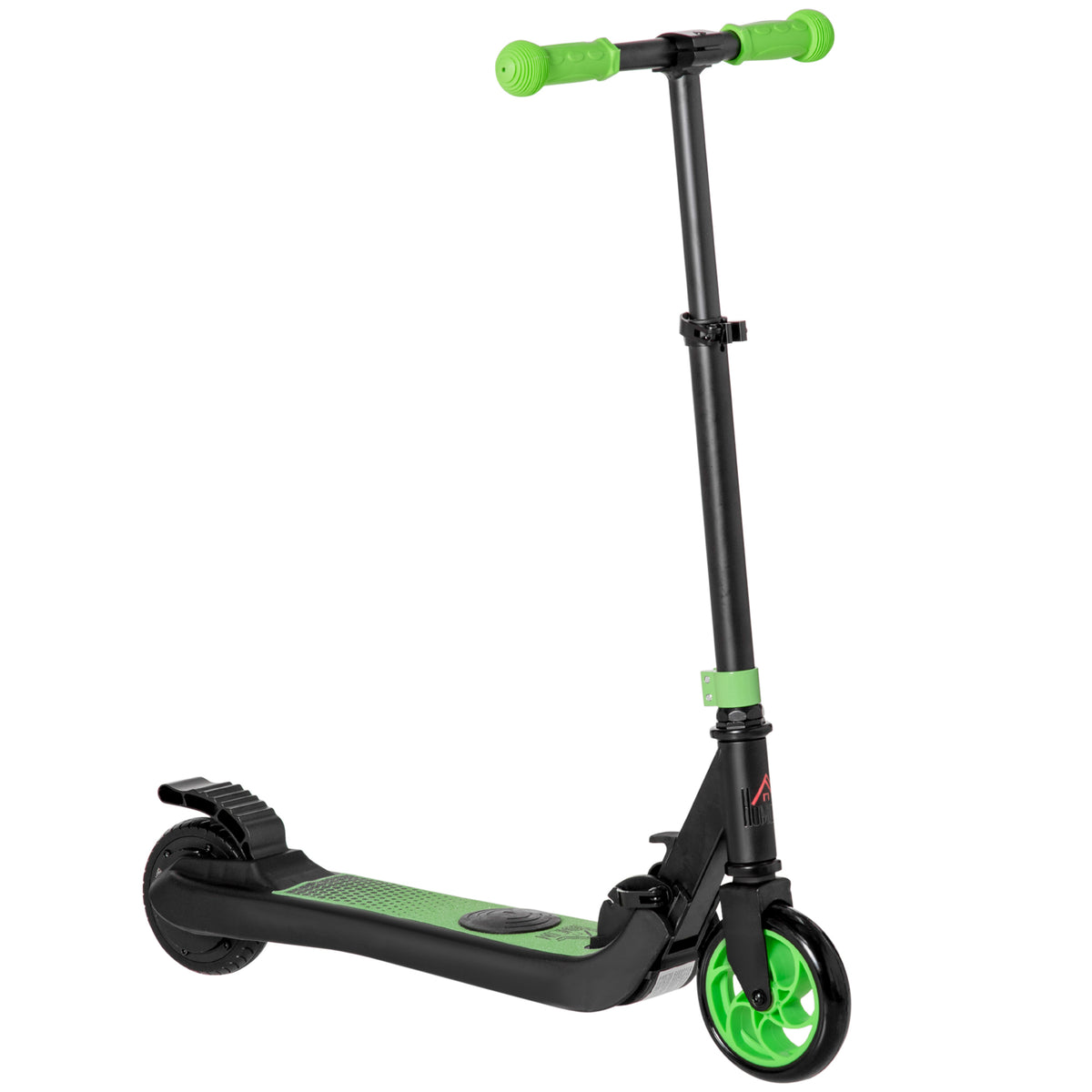 HOMCOM E-Scooter Elektro Scooter 120W Motor 6 km Reichweite max. 8 km/h Elektroroller ab 6 Jahren Grün+Weiß