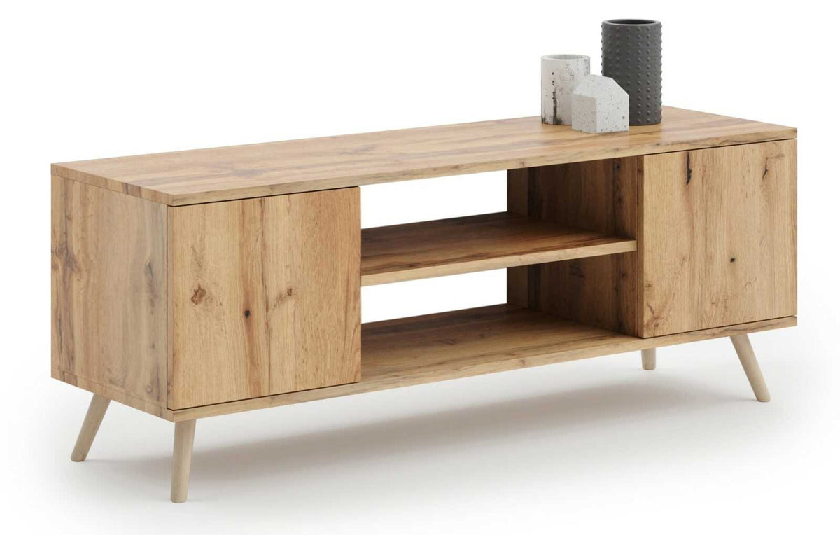 Focus RTV cabinet 135 cm oak gold craft