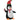 HOMCOM Aufblasbare Weihnachtsdeko, 2,5 m Aufblasbarer Weihnachtspinguin mit 3 LED-Lichtern, 162 x 100 x 250